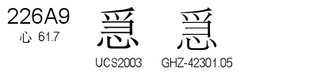 U+226A9